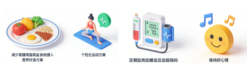 Health management and cell intervention in diabetes